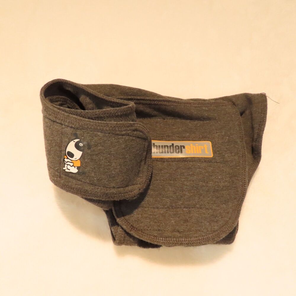 Thundershirt Dog Anxiety Calming Wrap Vest Gray Size XS Pre-Owned